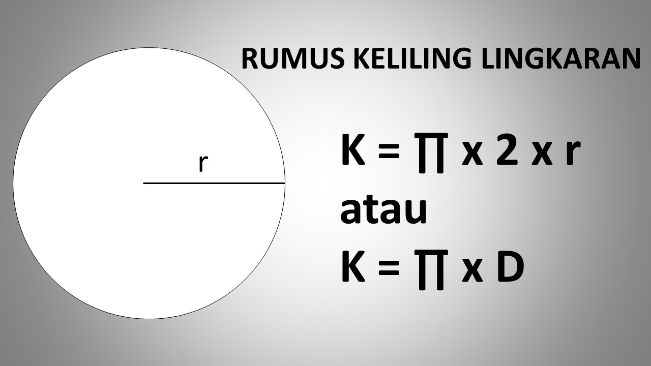 lingkaran soal keliling unsur luas pilihan ganda jawaban