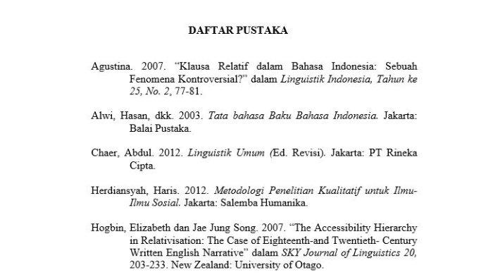 menulis daftar pustaka dari artikel terbaru