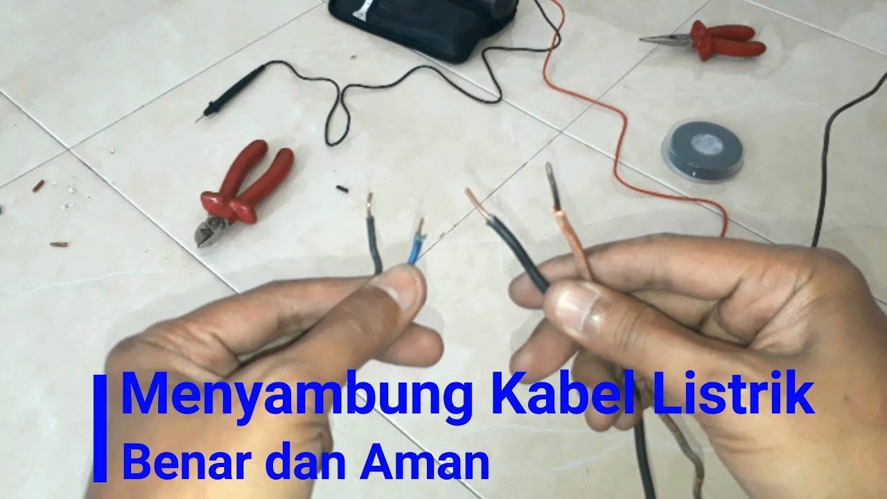 cara memasang kabel listrik yang benar