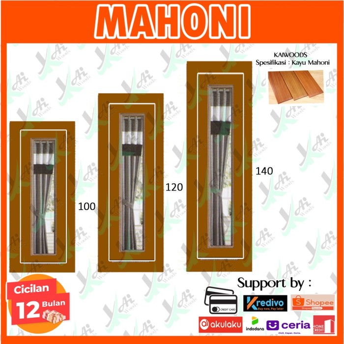 harga kusen jendela kayu mahoni